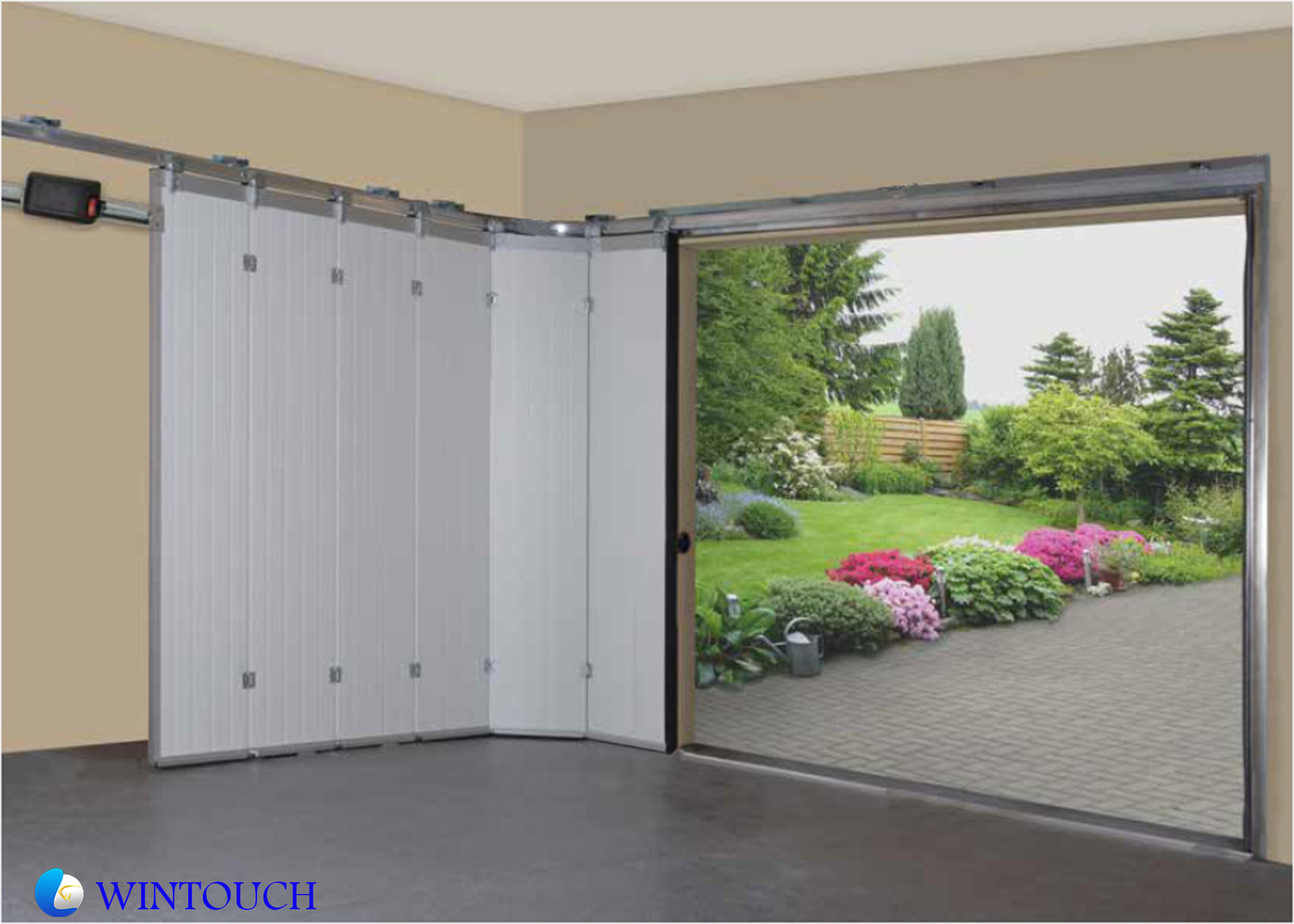 Slide Corner Garage Door